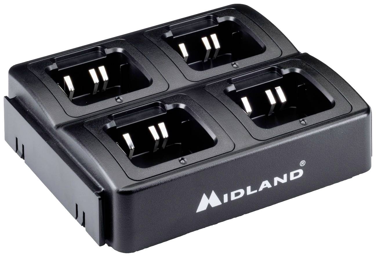 Midland Tischlader 4fach Standlader für G13, G10 Pro, CA-G13 C1541.01