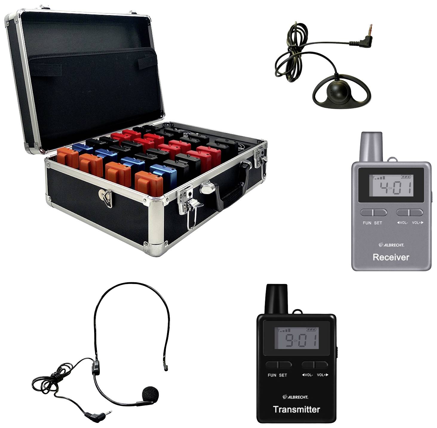 Albrecht ATT/ATR400 30er 29970.S30 Tour Guide System Zubehör 30er Set