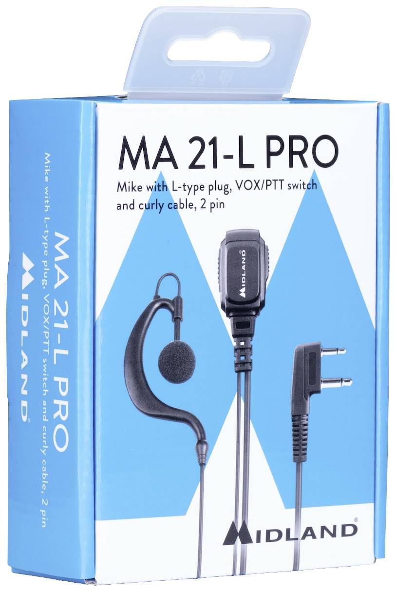 Midland Headset/Sprechgarnitur Headset MA 21-L Pro Duoklinke C1496