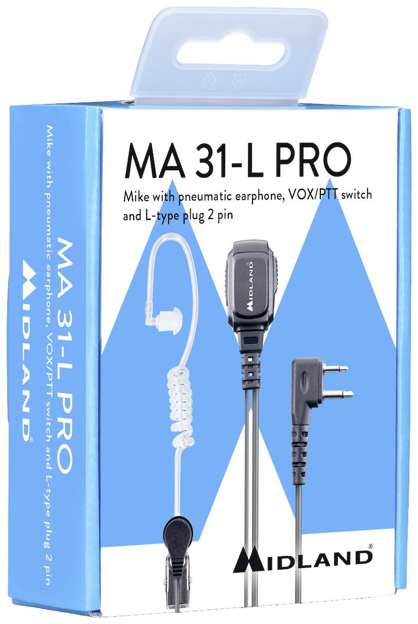 Midland Headset/Sprechgarnitur MA 31-L Pro Security Headset C1497