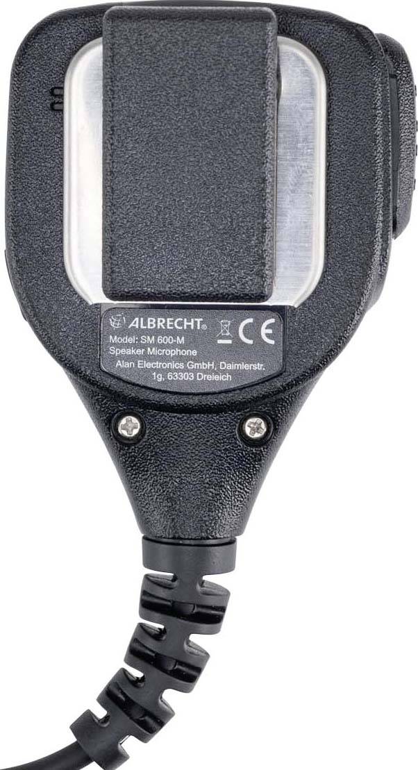 Albrecht Lautsprecher-Mikrofon SM600 Motorola Lautsprecher Mic 41757