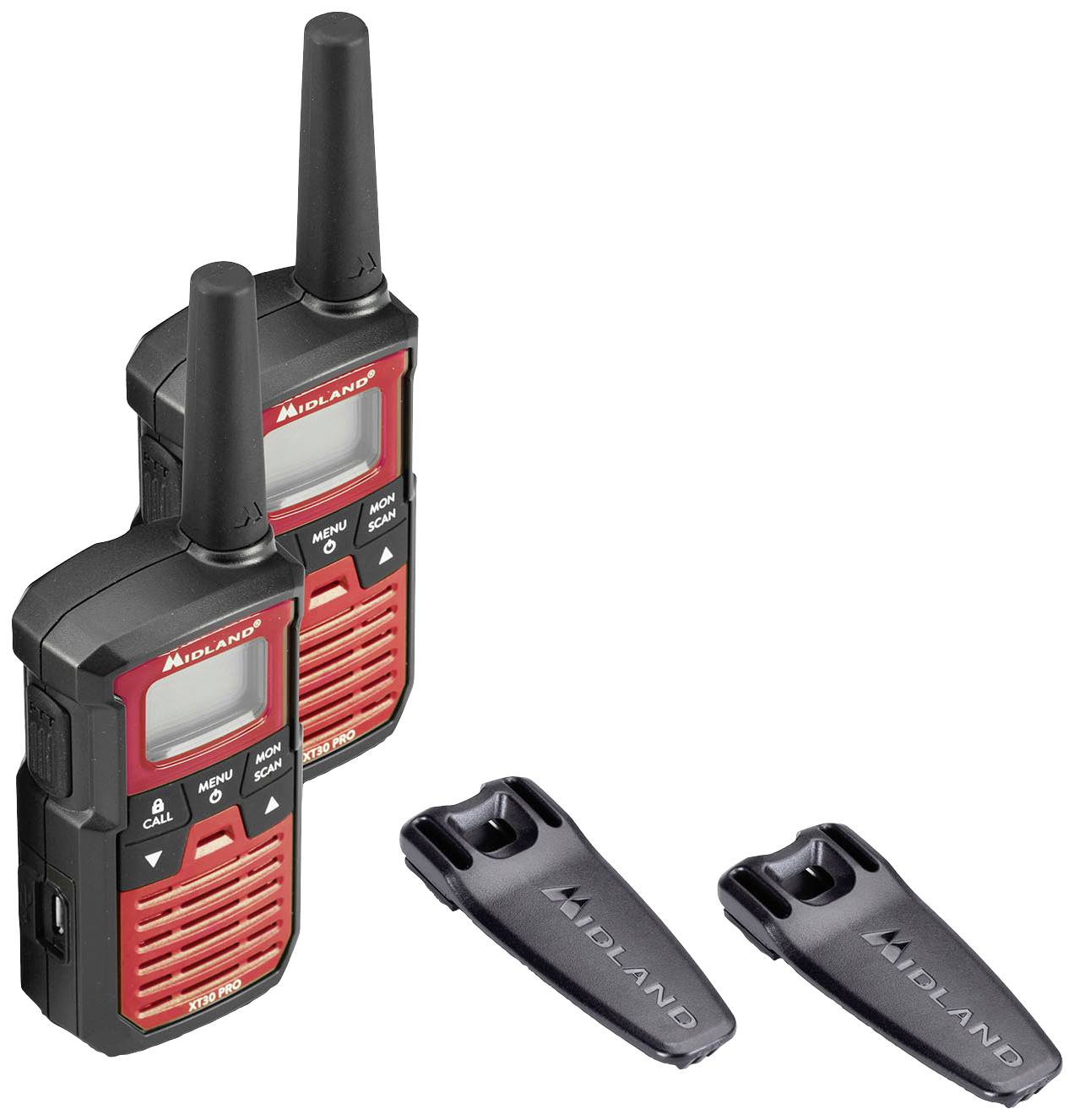 Midland XT10 Pro Paar Rot C1459 PMR-Funkgerät 2er Set