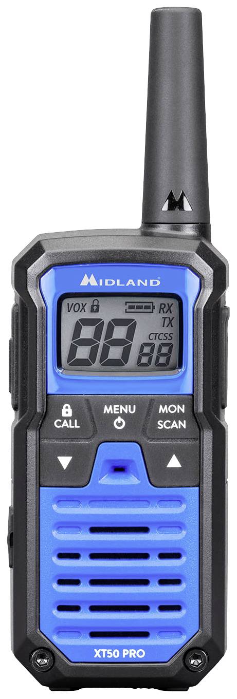 Midland XT50 Pro Paar Blau C1464 PMR/LPD-Handfunkgerät 2er Set