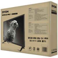 Dyon Enter 22 Pro X2 LED-TV 55 cm 22 Zoll EEK E (A - G) CI+, DVB-C, DVB-S2, DVB-T2, Full HD Schwarz Dyon Enter 22 Pro X2 LED-TV 55 cm 22 Zoll EEK E (A - G) CI+, DVB-C, DVB-S2, DVB-T2, Full HD Schwarz