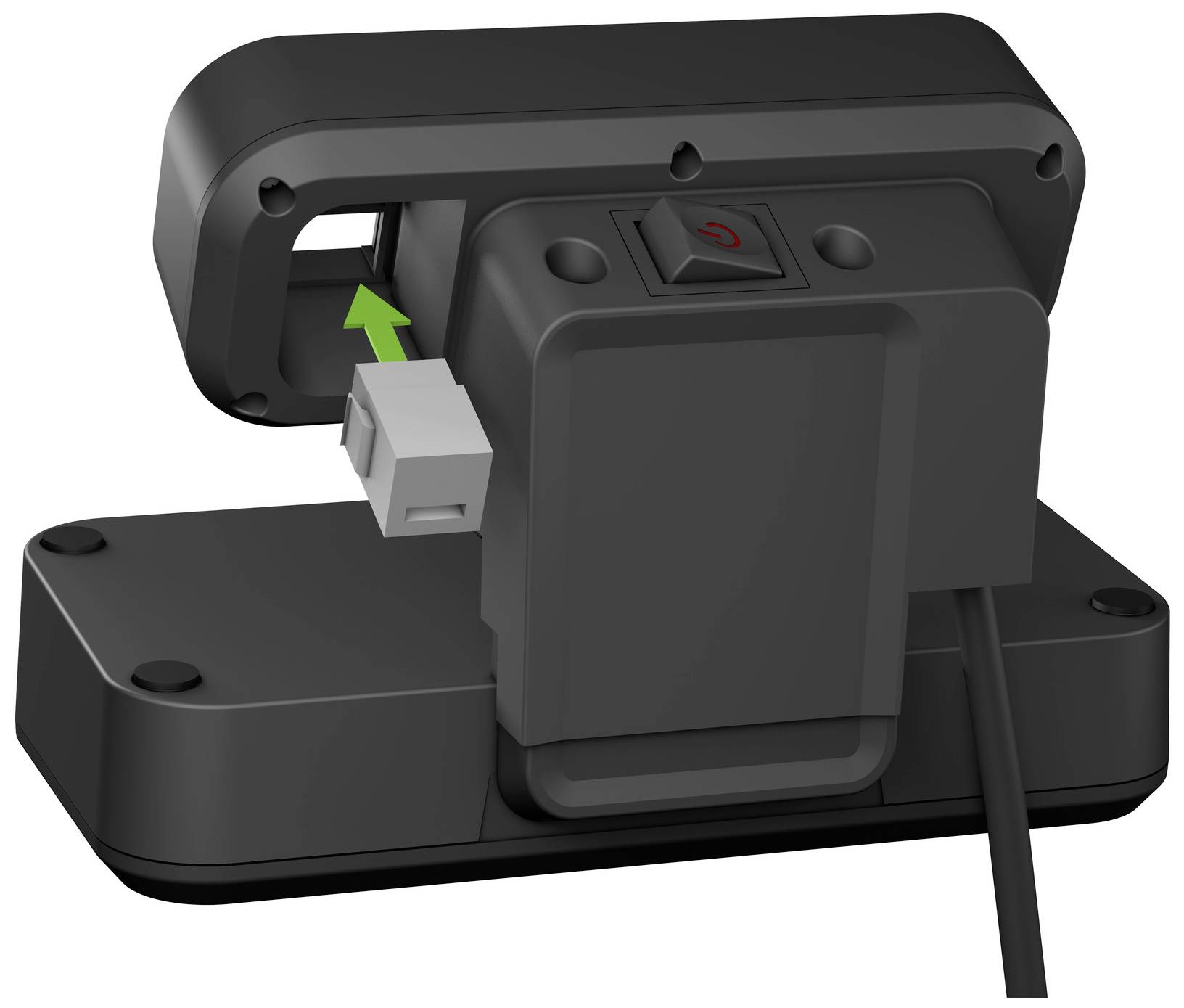 Brennenstuhl 1153580110 Tischsteckdose Schwarz, Silber Schutzkontakt