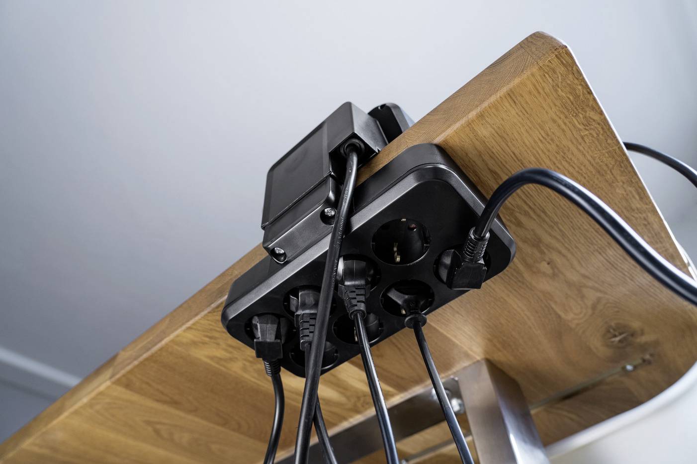 Brennenstuhl 1153580200 Tischsteckdose 10fach Schwarz, Silber Schutzkontakt