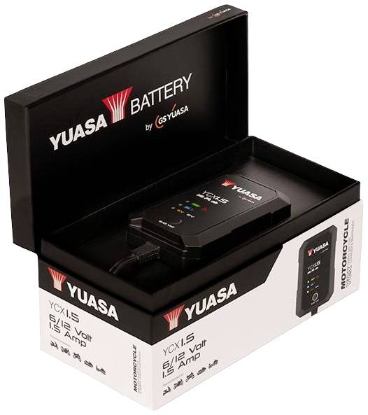Yuasa Bleiakku-Ladegerät YCX1.5 6 V, 12V Ladestrom (max.) 1.5A