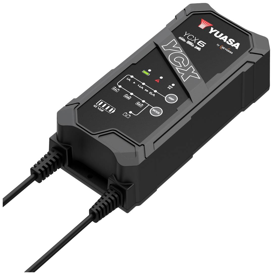 Yuasa Bleiakku-Ladegerät YCX6 12V Ladestrom (max.) 6A