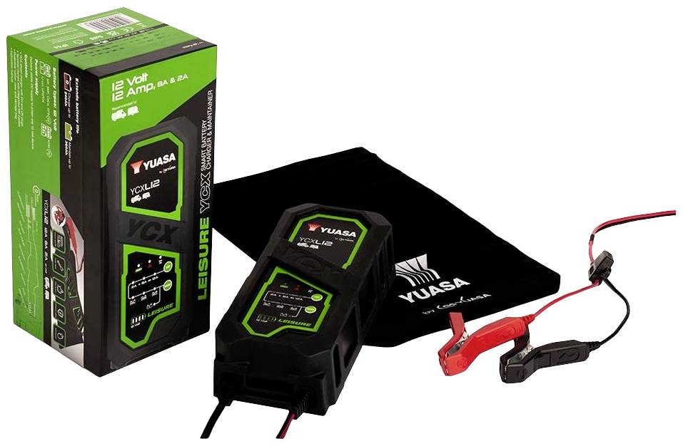 Yuasa Bleiakku-Ladegerät YCXL12 12V Ladestrom (max.) 12A