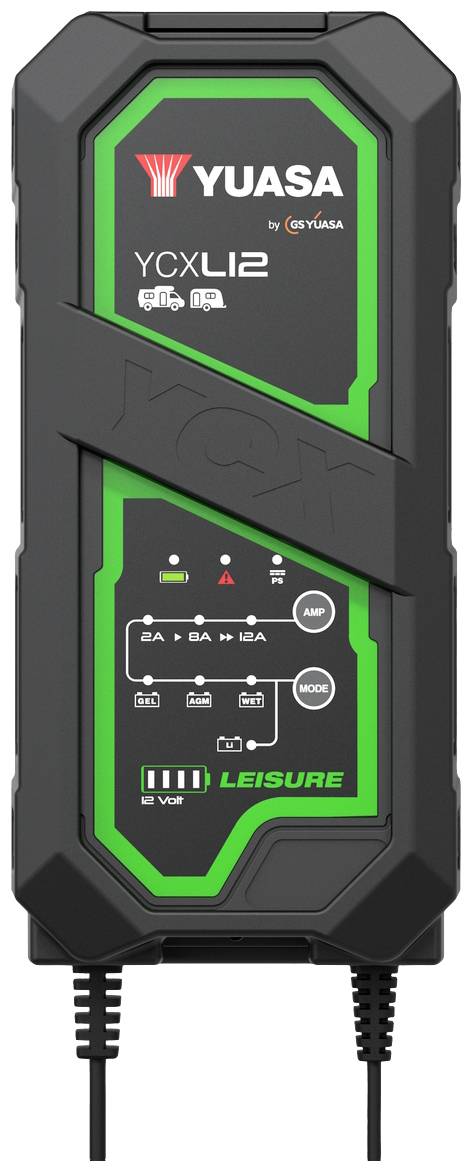 Yuasa Bleiakku-Ladegerät YCXL12 12V Ladestrom (max.) 12A