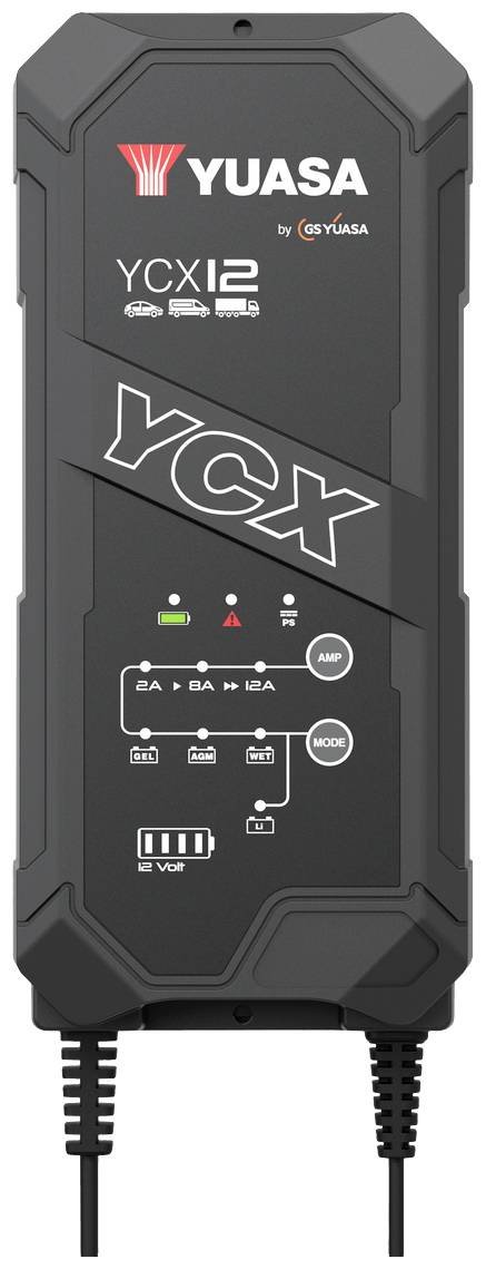 Yuasa Bleiakku-Ladegerät YCX12 12V Ladestrom (max.) 12A