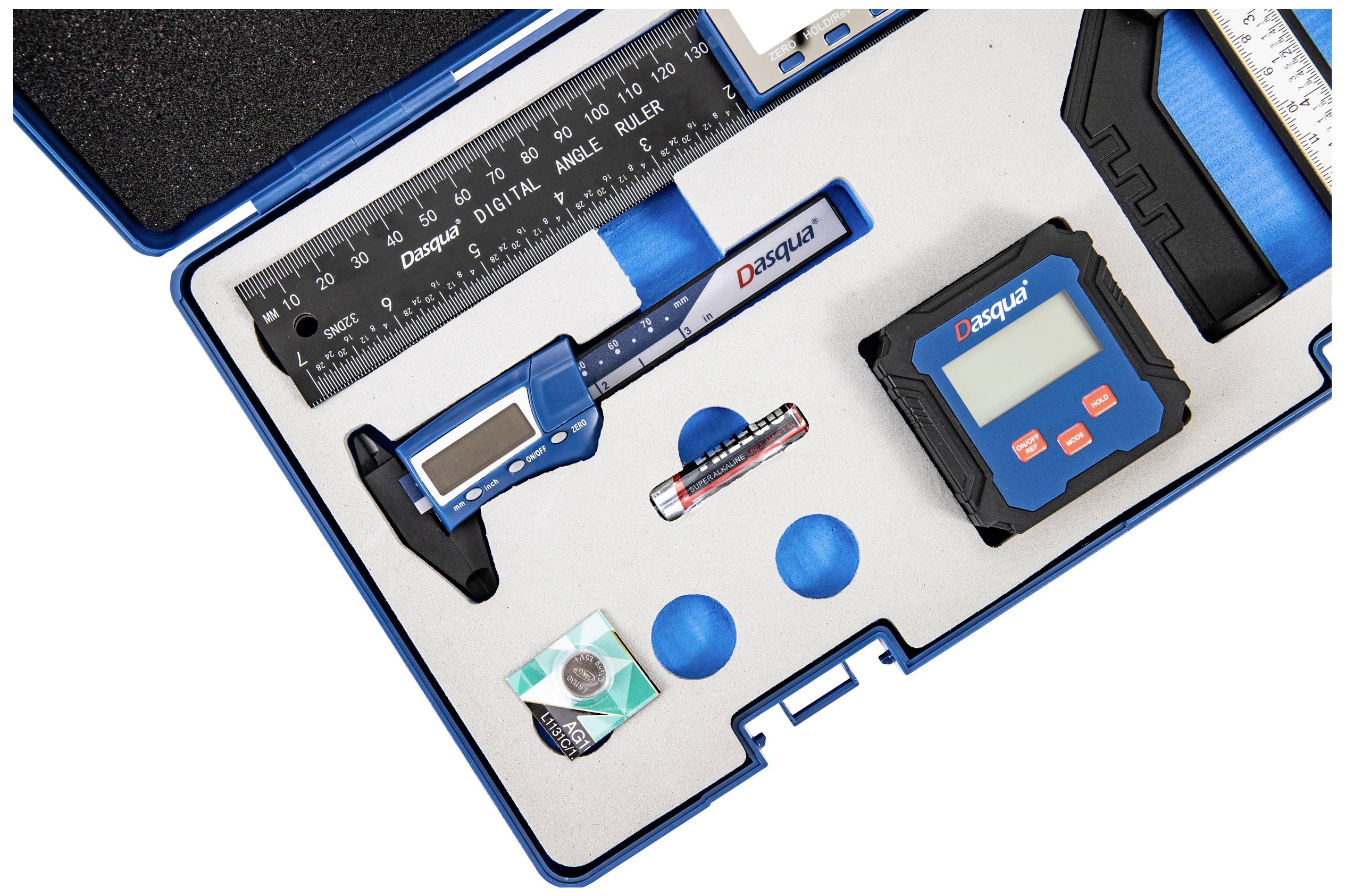 Dasqua 8300-0095 + 8511-0060 Messwerkzeug-Set 4teilig