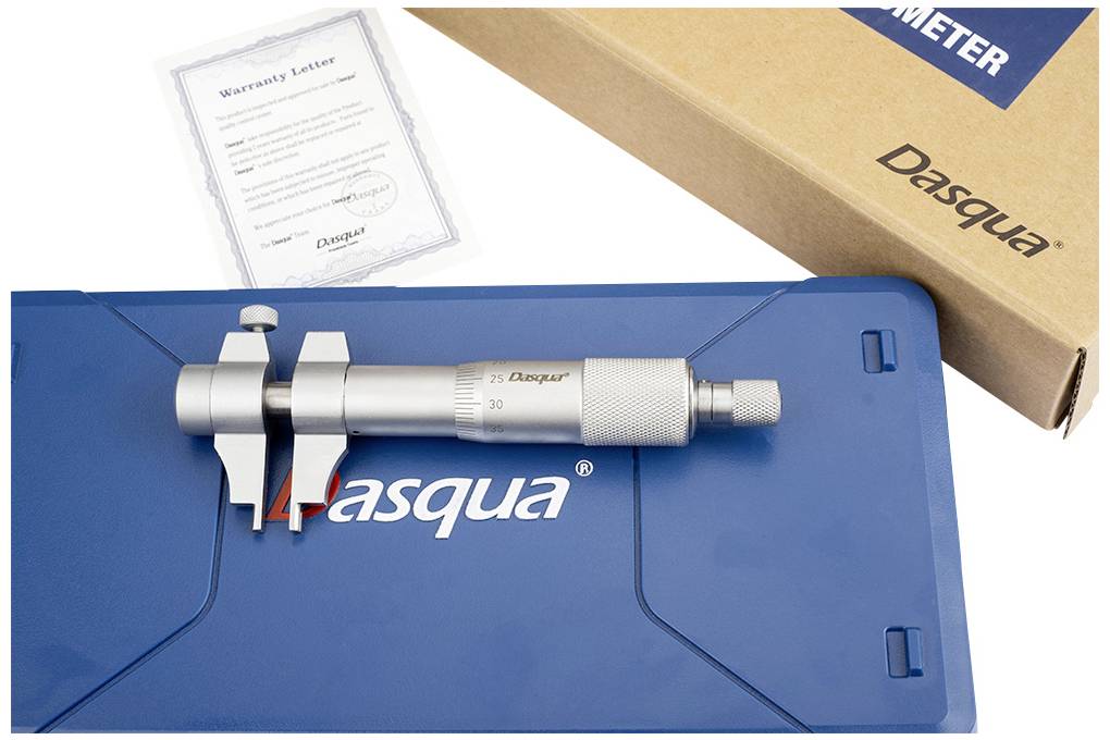 Dasqua 4911-8105 Innenmikrometer mit Kontrollmaß 5 - 30 mm Ablesung: 0.01 mm