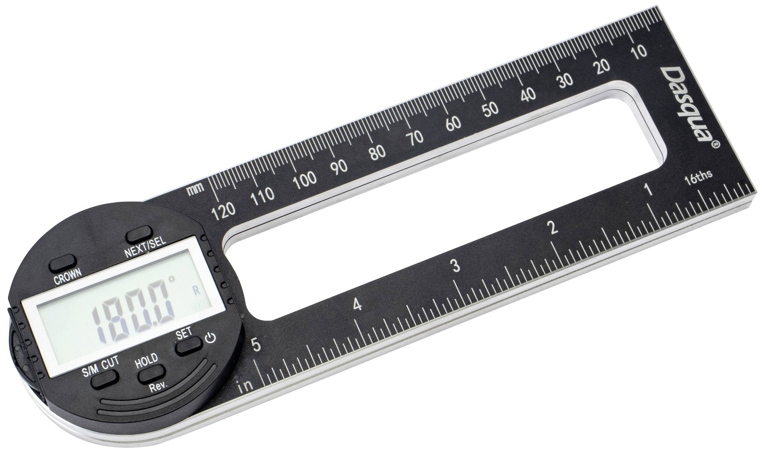 Dasqua 1804-6771 Digitaler Winkelmesser für Gehrungssägen 280mm 360° 1St.