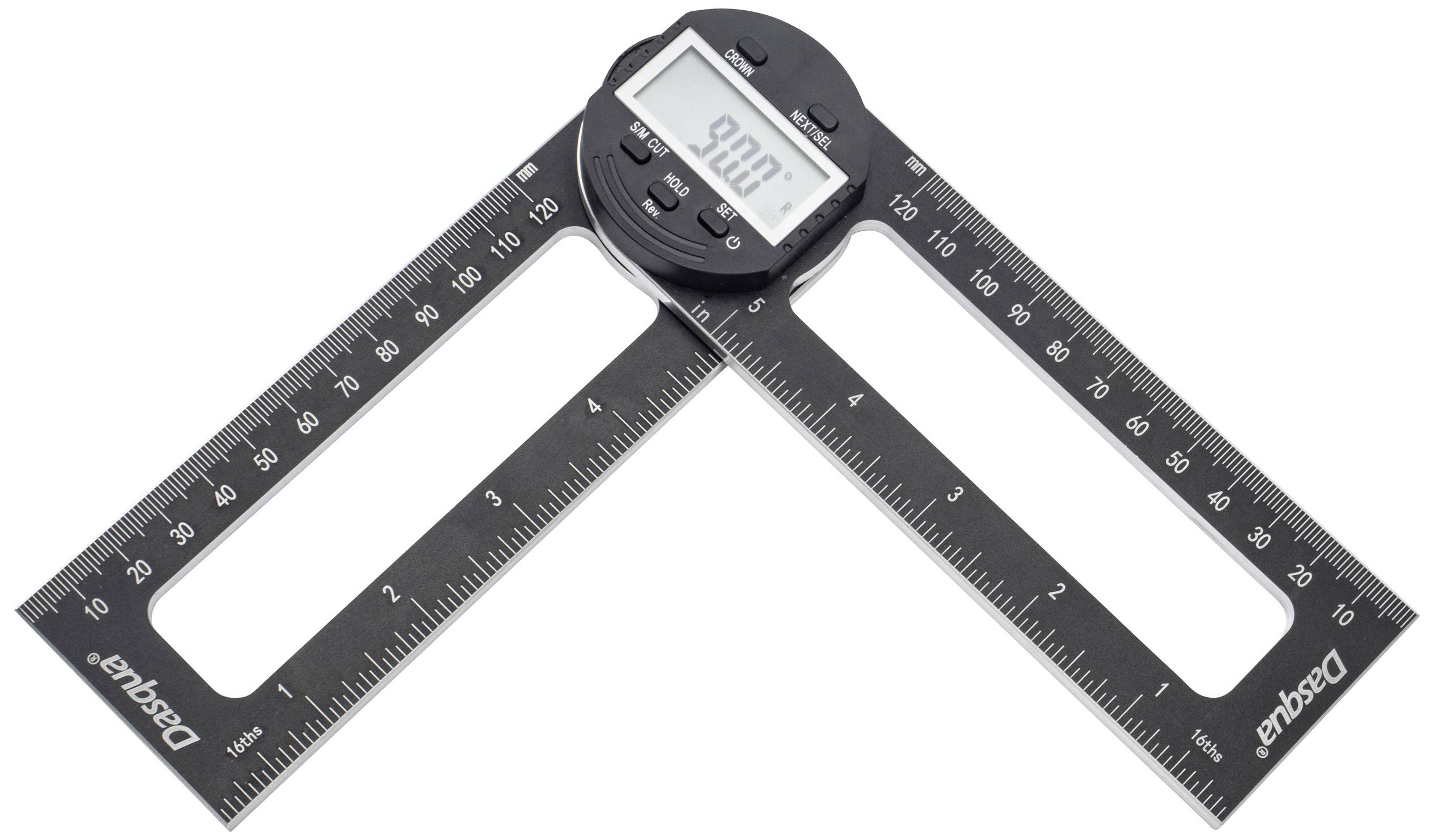 Dasqua 1804-6771 Digitaler Winkelmesser für Gehrungssägen 280mm 360° 1St.