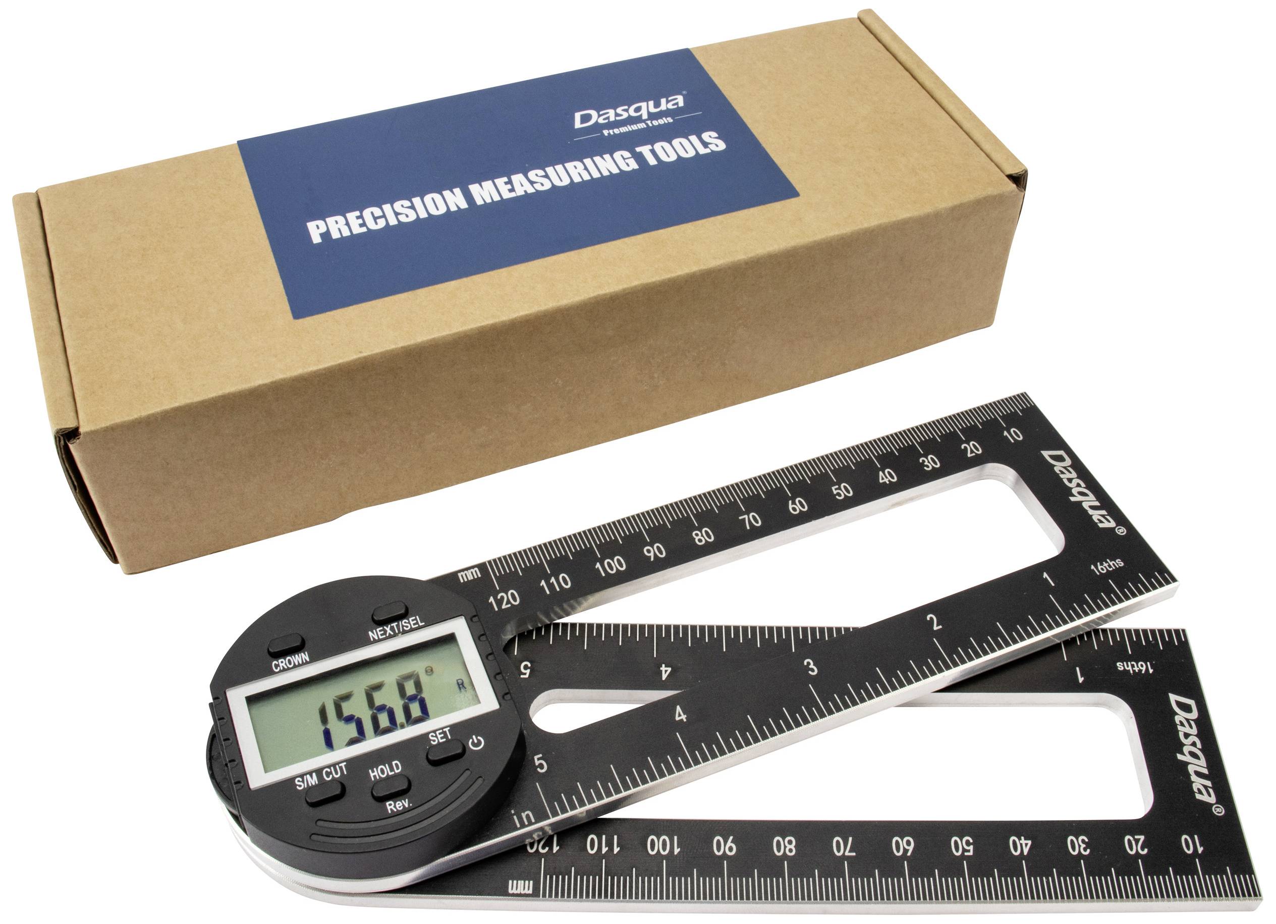 Dasqua 1804-6771 Digitaler Winkelmesser für Gehrungssägen 280mm 360° 1St.