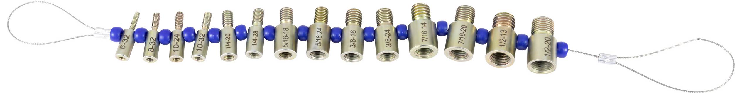 Dasqua 8511-2015 Gewindeprüfer-Set Zoll 1 Set