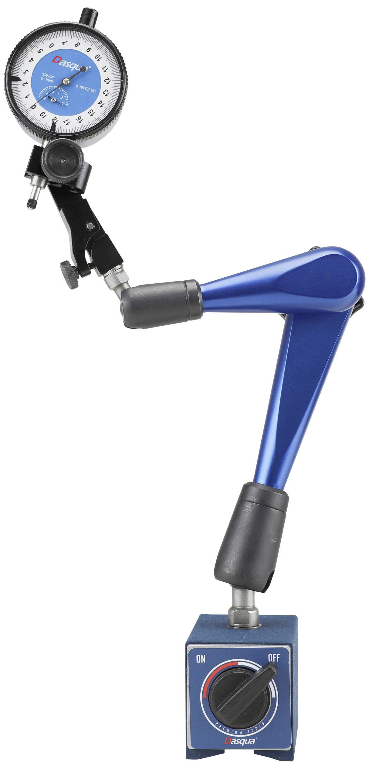 Dasqua 7121-0025 Power-Magnetfuß mit verstärkter Verriegelung und Klemmkraft 1St.