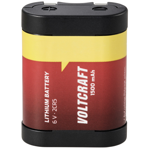 VOLTCRAFT Fotobatterie 2CR5 Lithium 1500 mAh 6 V 1 St.