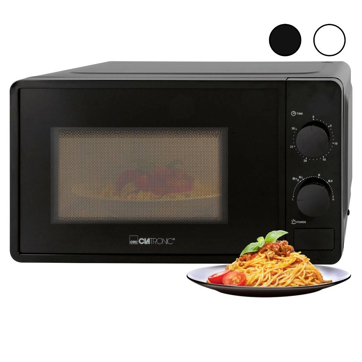 Clatronic MW 791 schwarz Mikrowelle Schwarz 700 W