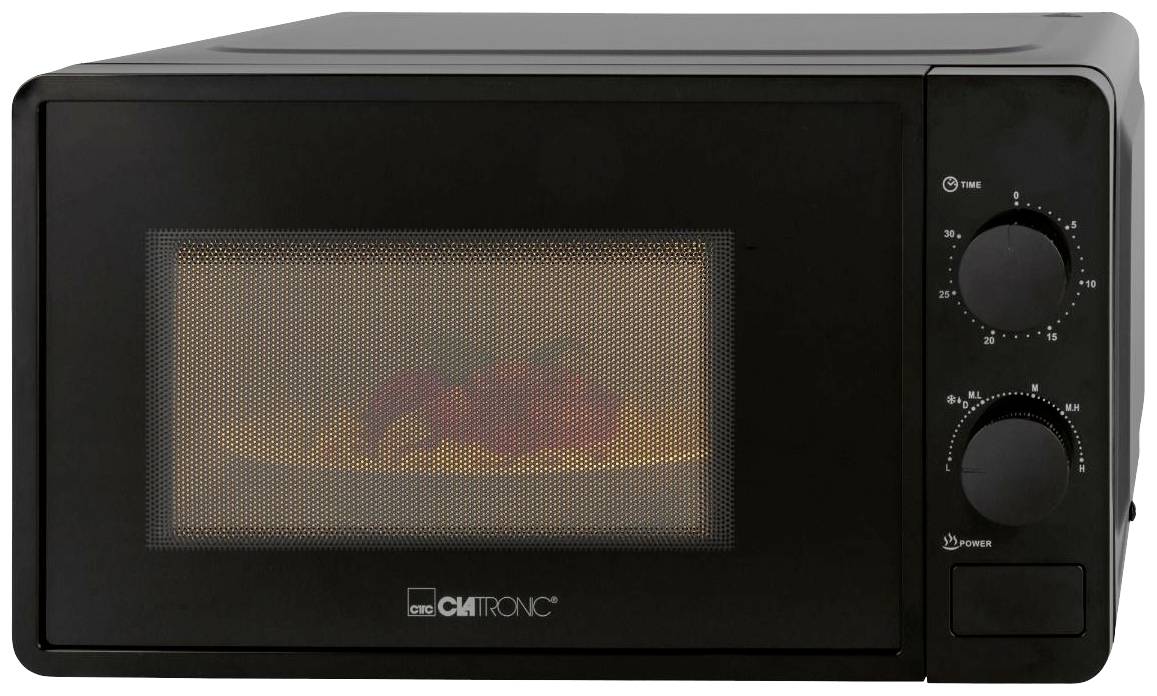 Clatronic MW 791 schwarz Mikrowelle Schwarz 700 W