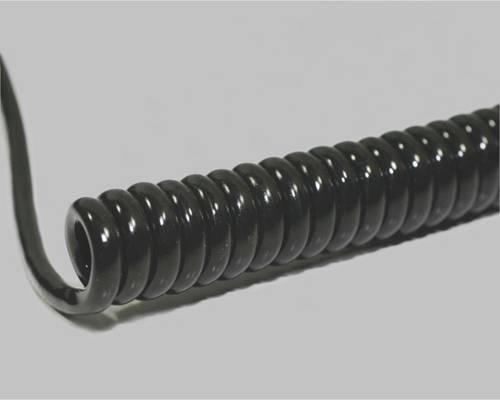 BKL Electronic 1506306 Spiralkabel Li12YD11Y 400 mm / 1600 mm 6 x 0.50 mm² Schwarz 1 St.