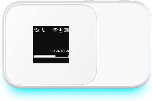 ZTE MF986D Mobiler 4G-WLAN-Hotspot 866MBit/s Weiß
