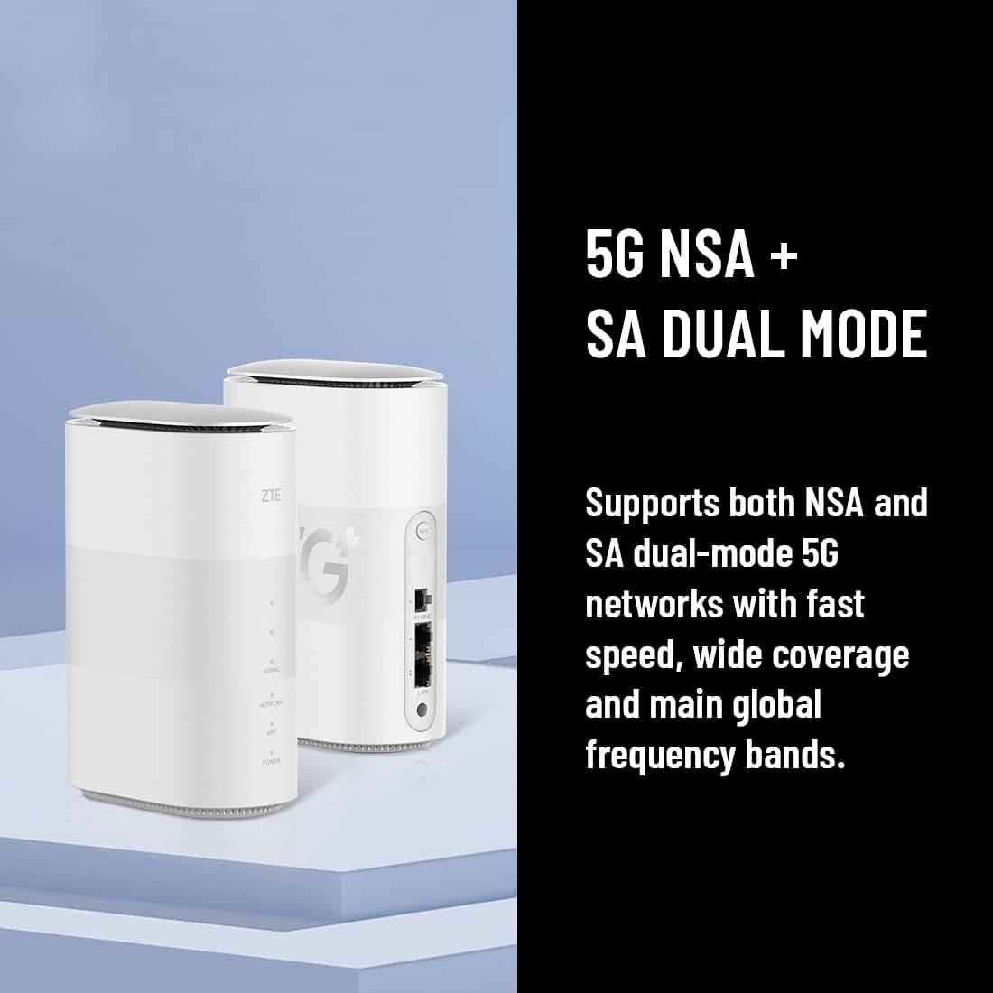 ZTE 5G CPE MC888 Mobiler 5G-WLAN-Hotspot Weiß