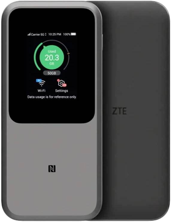 ZTE MU5120 Mobiler 5G-WLAN-Hotspot 3800 MBit/s MIMO Grau