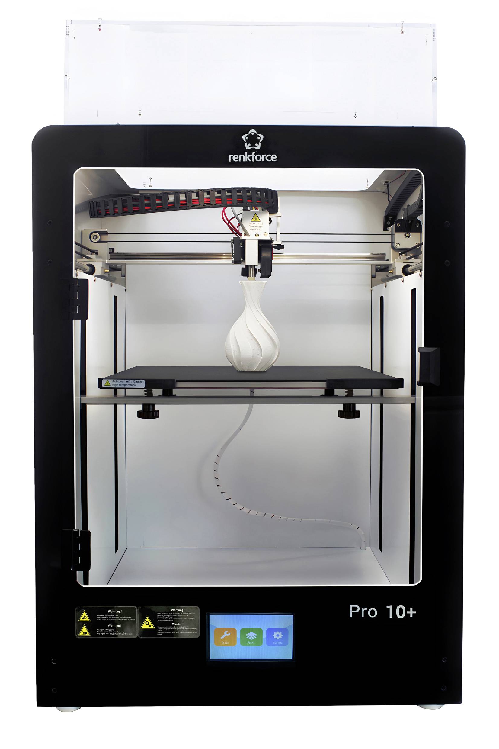 Renkforce 3D-Drucker Pro 10+ 3D Drucker 12,7cm Farb-Touchscreen