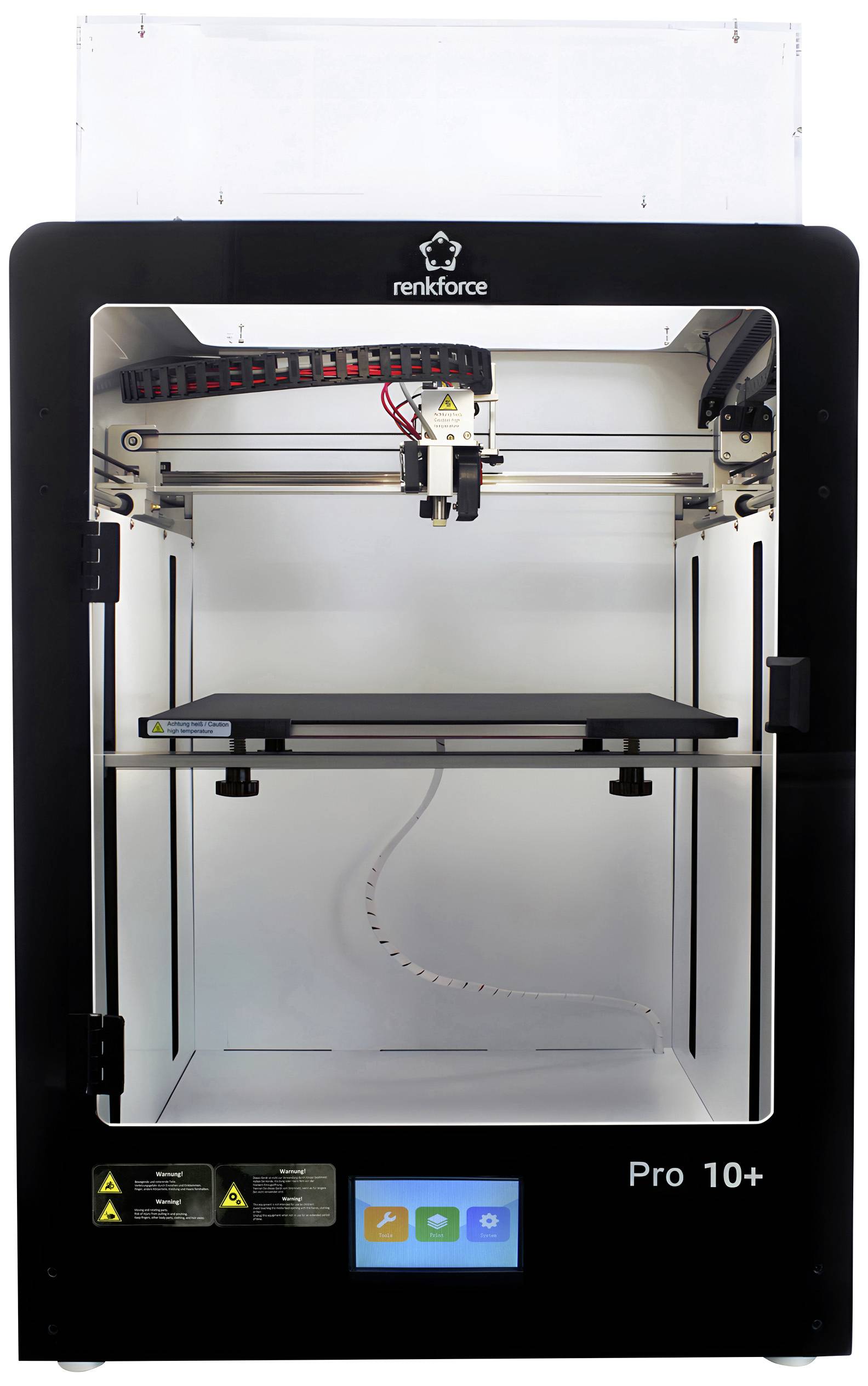 Renkforce 3D-Drucker Pro 10+ 3D Drucker 12,7cm Farb-Touchscreen