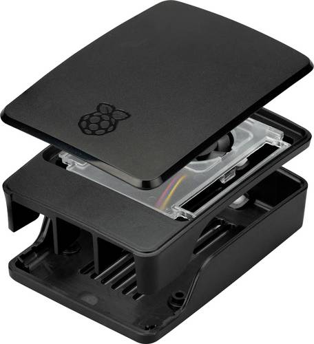 Raspberry Pi® SBC-Gehäuse Geeignet für: 5 B Schwarz