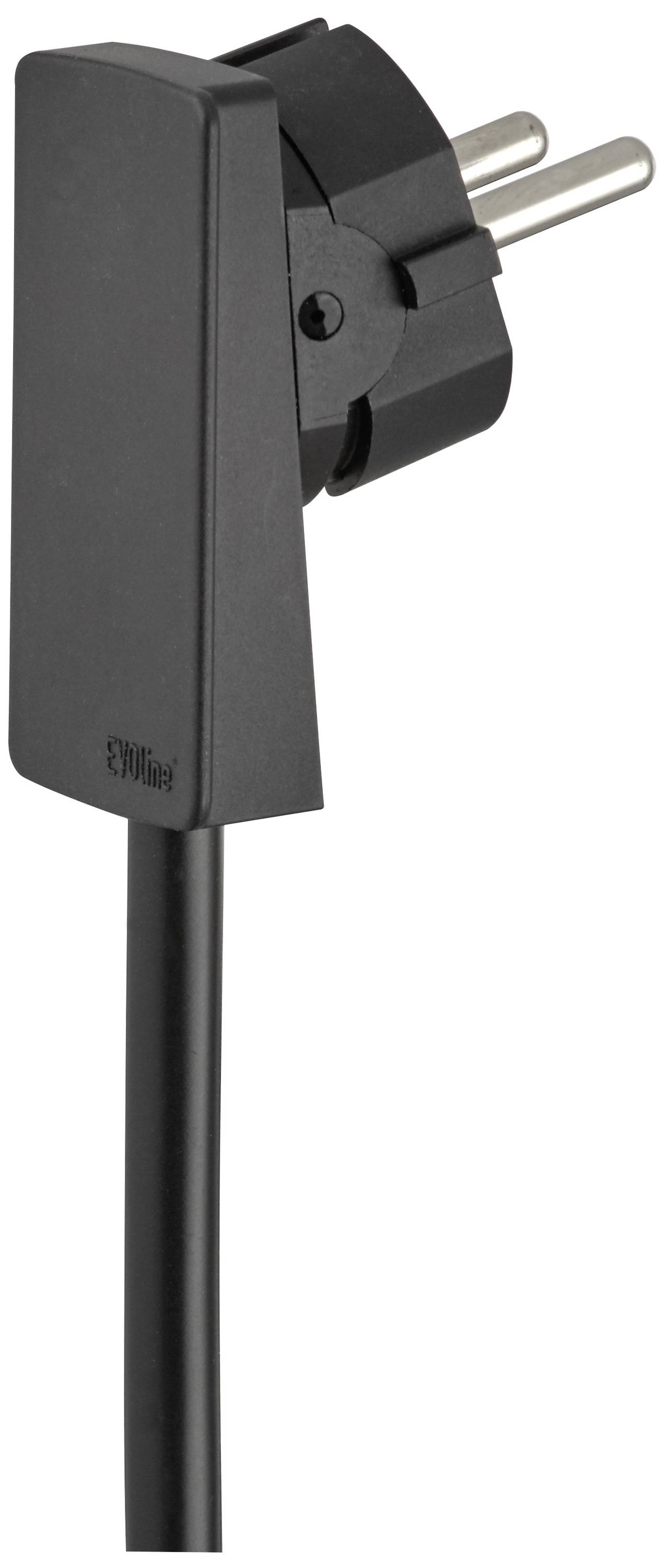 EVOline 1512 0015 1100 Strom Anschlusskabel Schwarz 1.5m