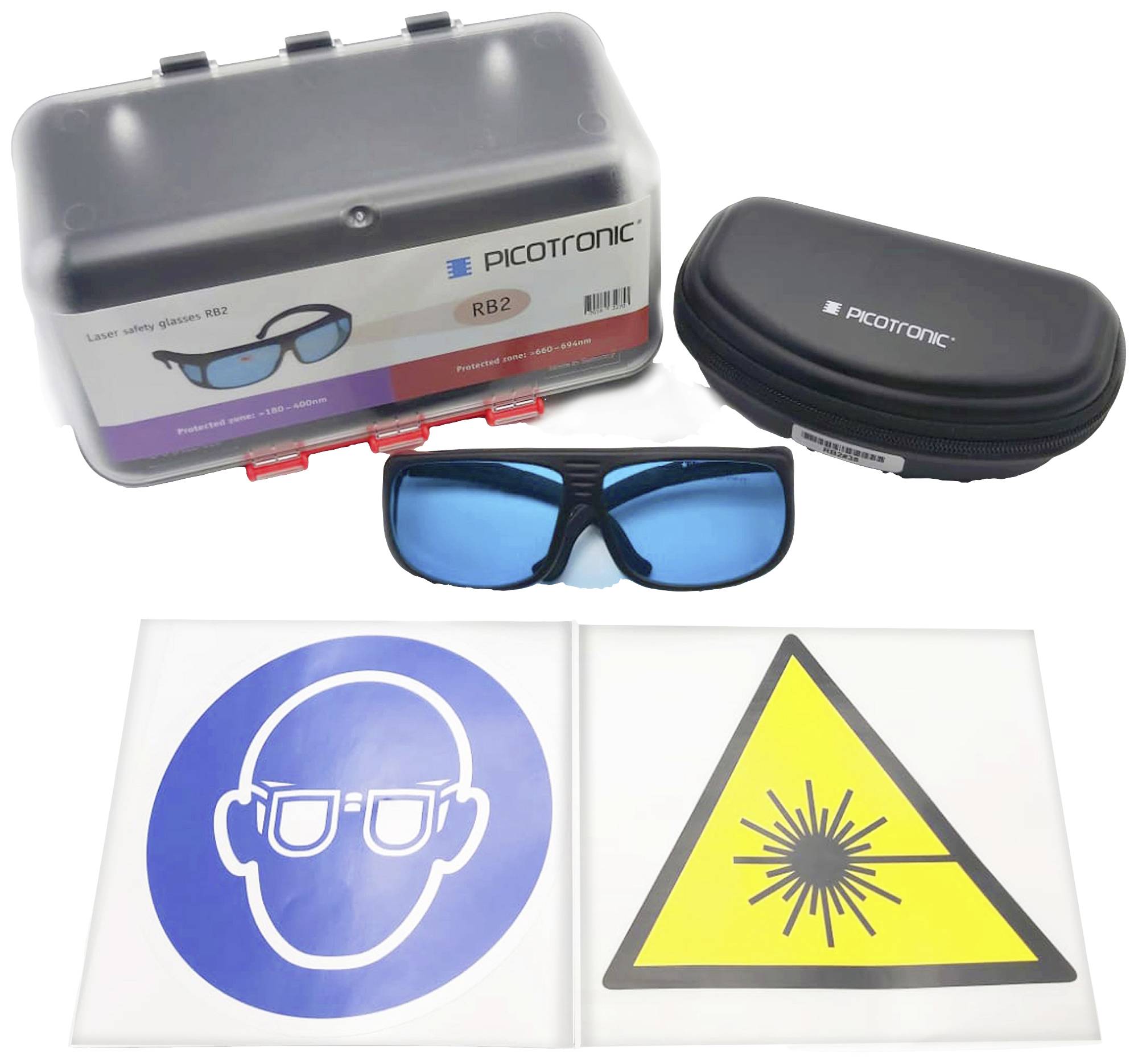 Picotronic PICO-LPG-635-660-BOX 70144864 Laser-Schutzbrille
