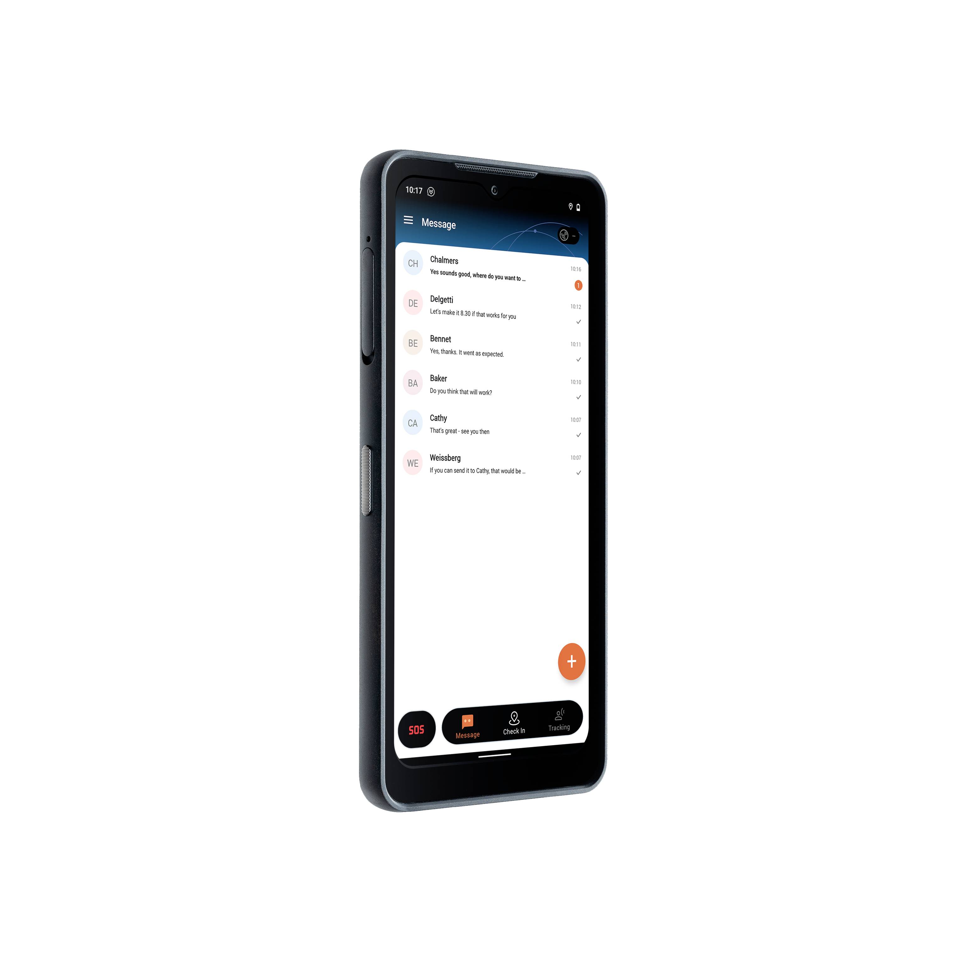 Motorola Defy Satellite Link Satelliten-Messenger Schwarz, Orange