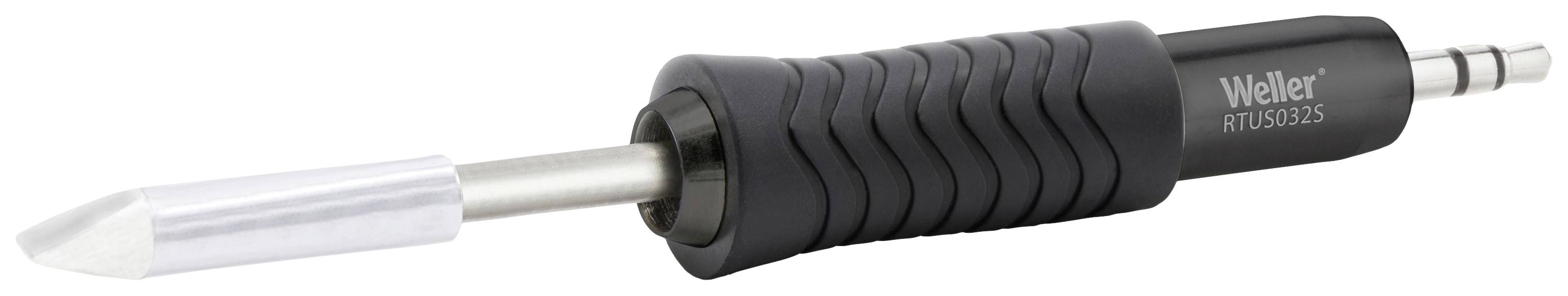 Lötkolben mit ergonomischem Griff, geeignet für präzises Löten; Marke 'Weller' ist auf dem Griff abgedruckt.