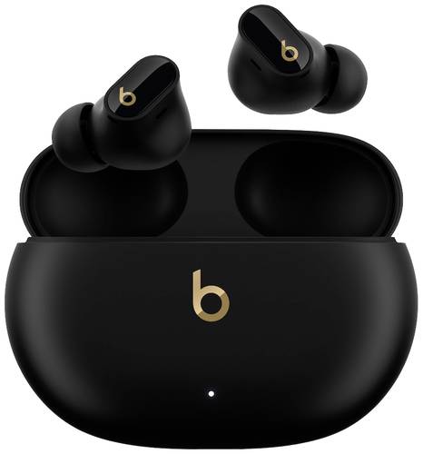 Beats Studio Buds Plus HiFi In Ear Kopfhörer Bluetooth® Stereo Schwarz/Gold Noise Cancelling, Mikr