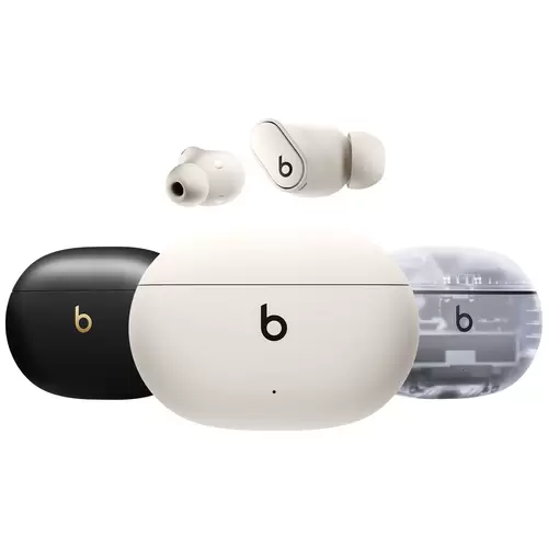 Beats Studio Buds Plus In Ear Kopfhörer Bluetooth® Stereo Creme-Weiß Noise Cancelling, Mikrofon-Rauschunterdrückung Ladecase Beats Studio Buds Plus In Ear Kopfhörer Bluetooth® Stereo Creme-Weiß Noise Cancelling, Mikrofon-Rauschunterdrückung Ladecase