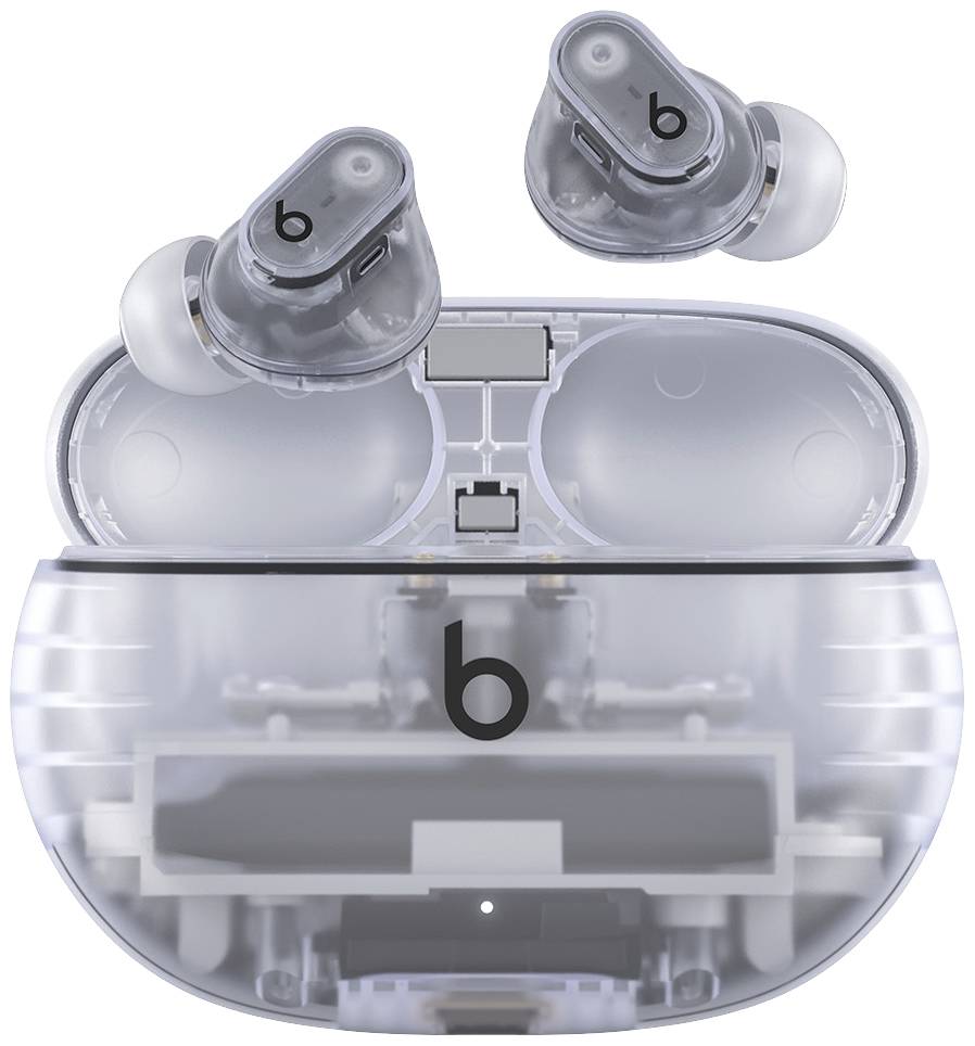 Beats Studio Buds Plus In Ear Kopfhörer Bluetooth® Stereo Transparent Noise Cancelling, Mikrofon-Rauschunterdrückung Ladecase