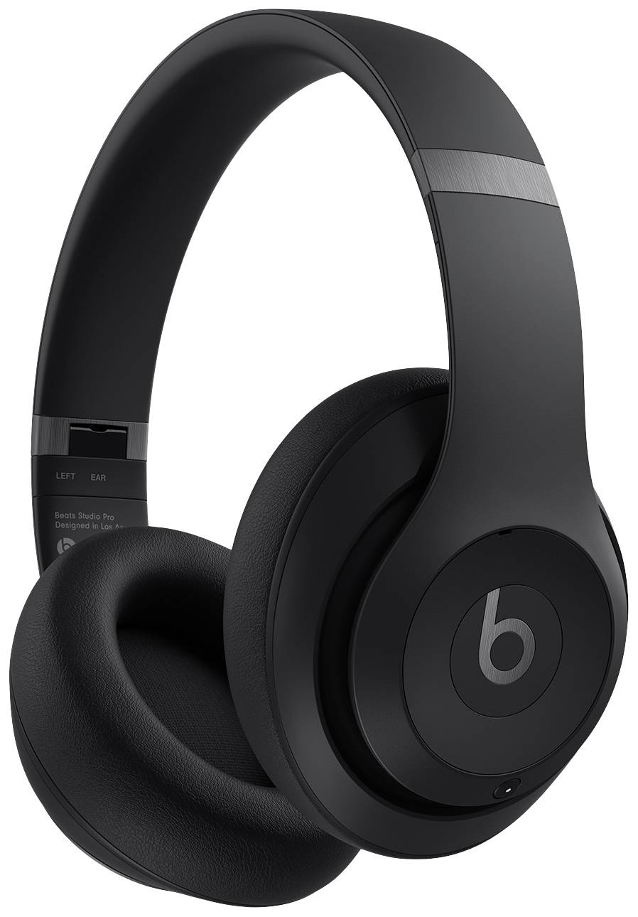 Beats Studio Pro Over Ear Kopfhörer Bluetooth®, kabelgebunden Stereo Schwarz Noise Cancelling Faltbar HiFi