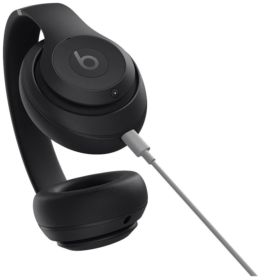 Beats Studio Pro Over Ear Kopfhörer Bluetooth®, kabelgebunden Stereo Schwarz Noise Cancelling Faltbar HiFi