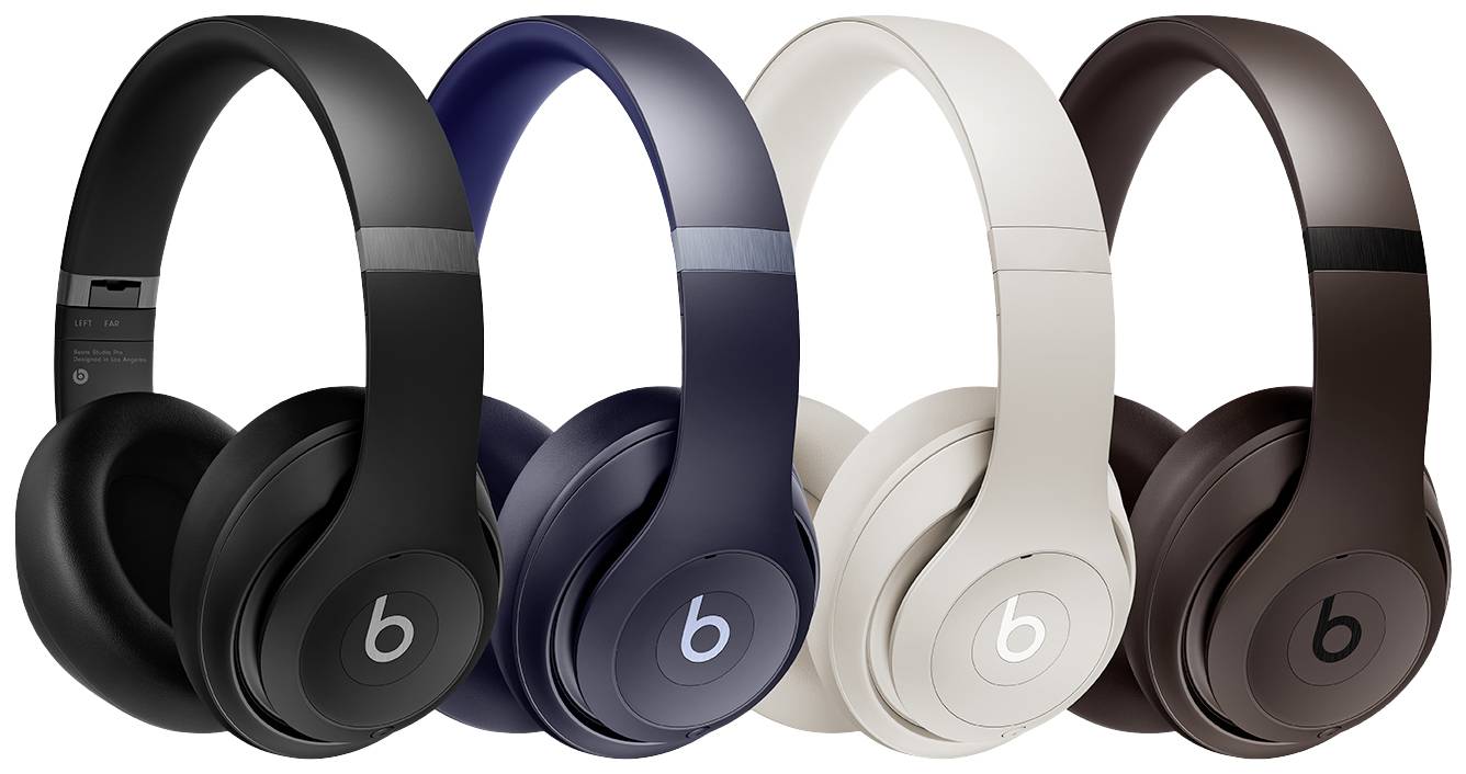 Beats Studio Pro Over Ear Kopfhörer Bluetooth®, kabelgebunden Stereo Schwarz Noise Cancelling Faltbar HiFi