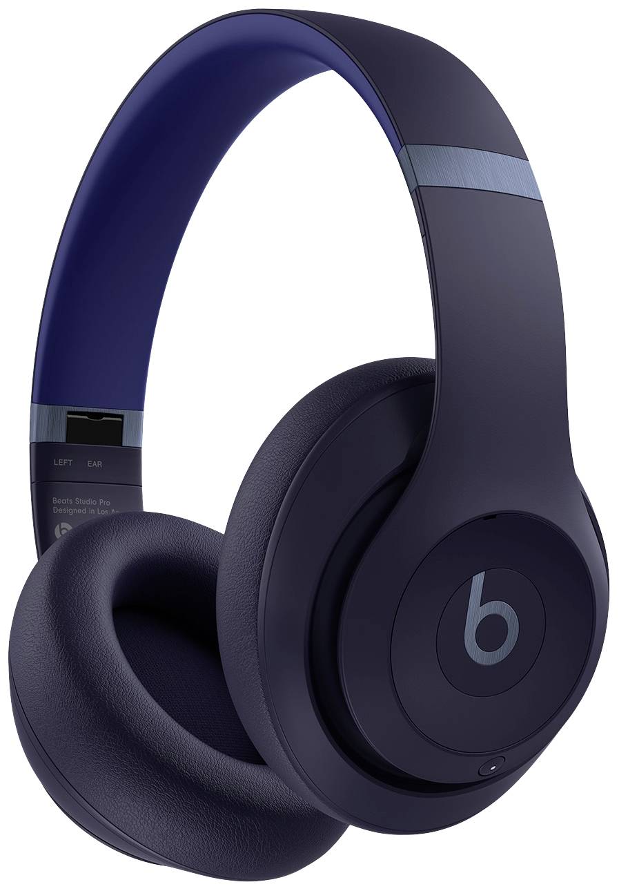 Beats Studio Pro Over Ear Kopfhörer Bluetooth®, kabelgebunden Stereo Navy Noise Cancelling Faltbar HiFi