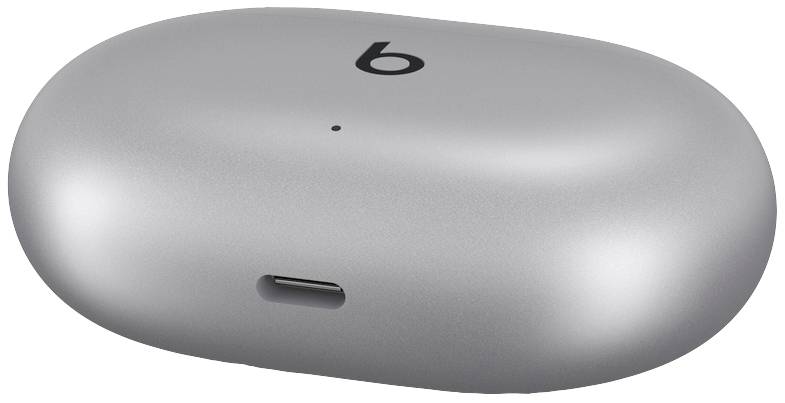 Beats Studio Buds Plus In Ear Kopfhörer Bluetooth® Stereo Silber Noise Cancelling, Mikrofon-Rauschunterdrückung Ladecase