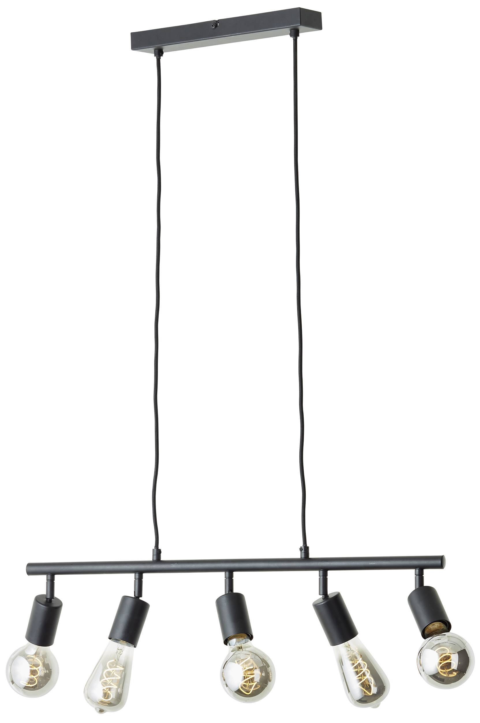 Brilliant Tiffany 99684/06 Pendelleuchte E27 28W Schwarz (matt)