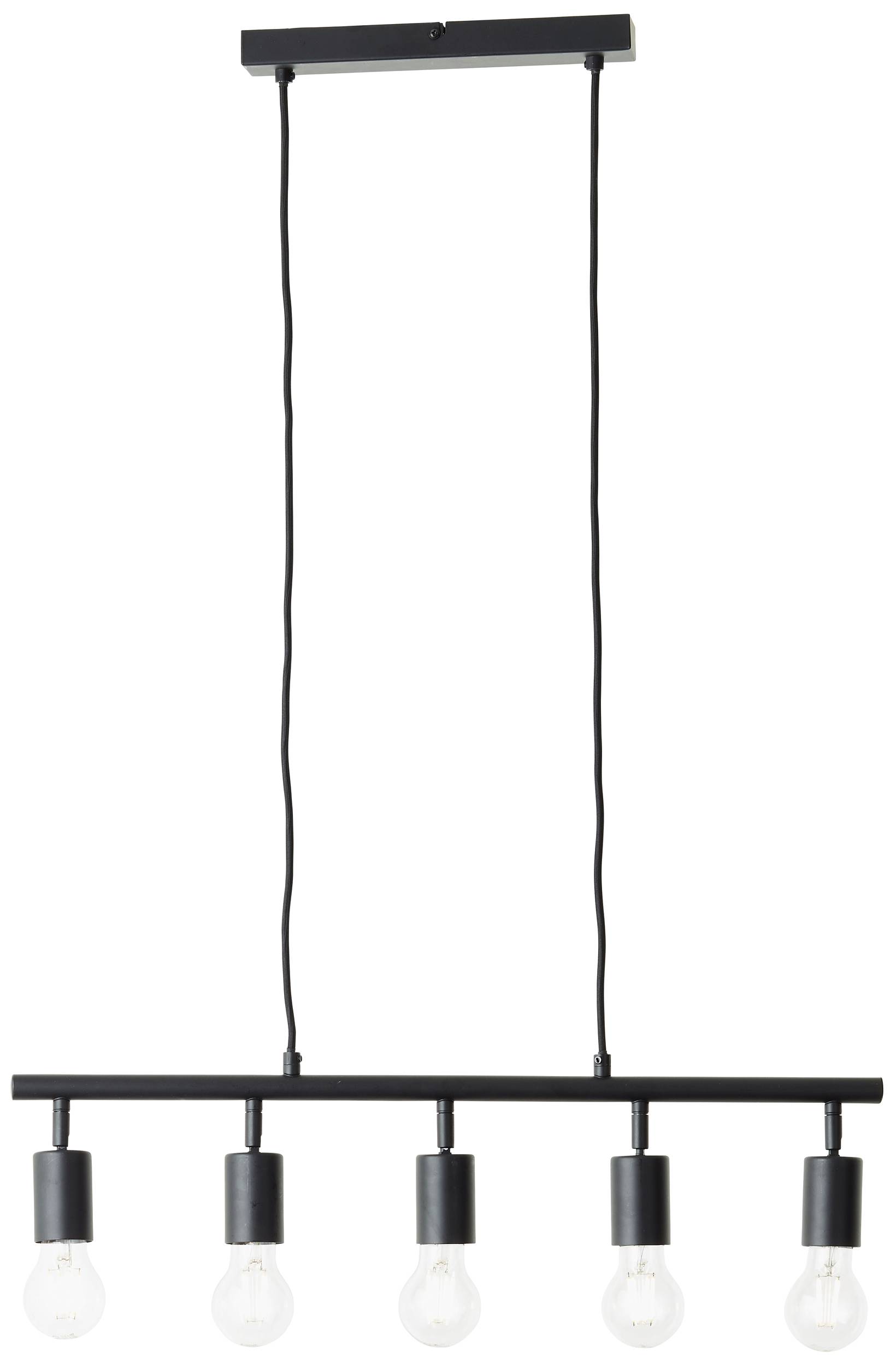 Brilliant Tiffany 99684/06 Pendelleuchte E27 28W Schwarz (matt)