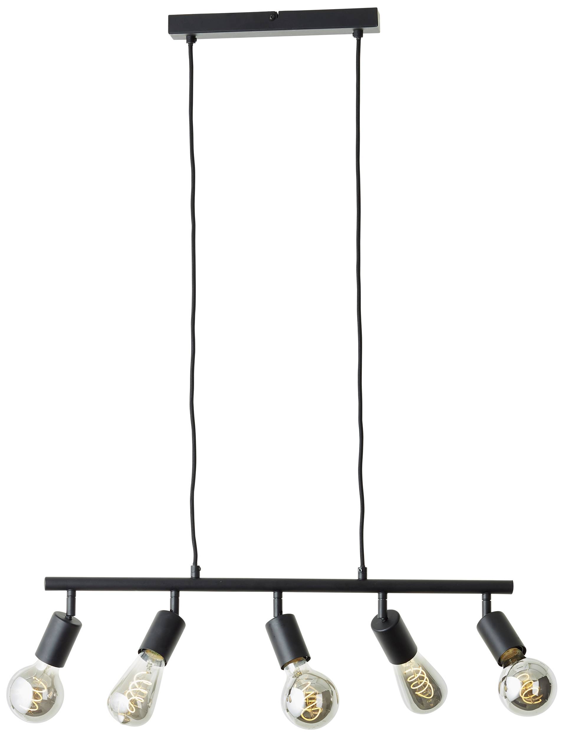 Brilliant Tiffany 99684/06 Pendelleuchte E27 28W Schwarz (matt)