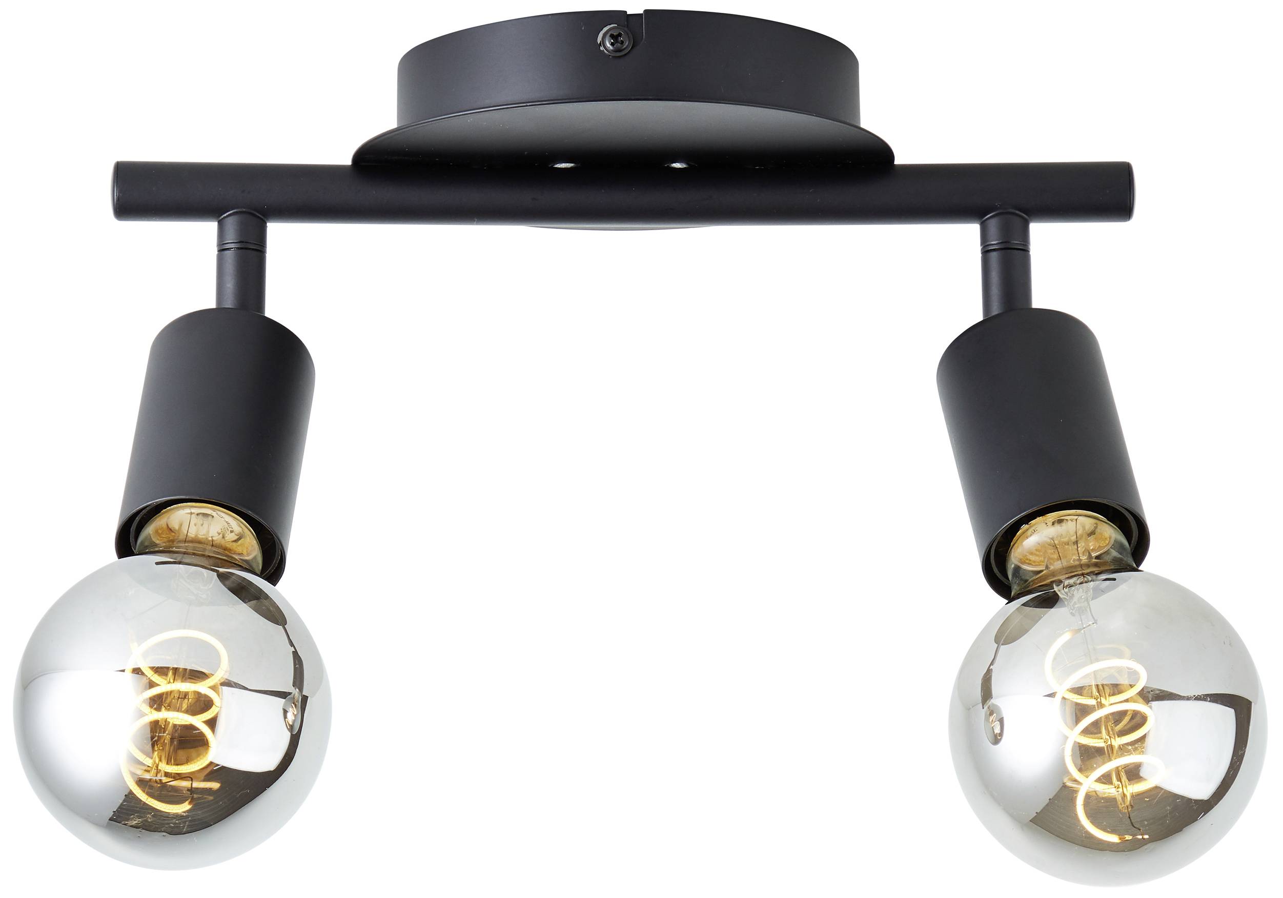 Brilliant Tiffany 99682/06 Deckenstrahler E27 28W Schwarz (matt)