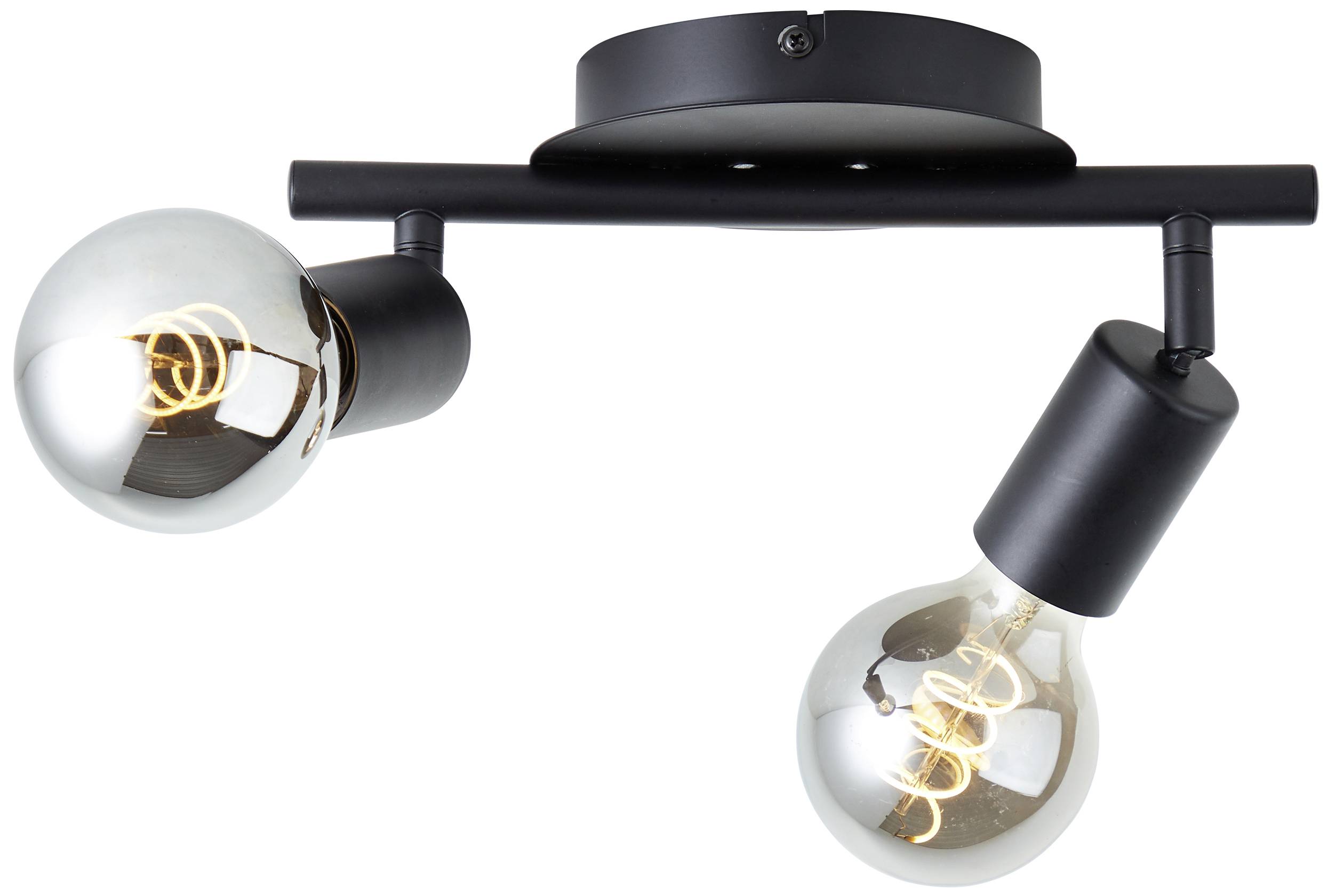 Brilliant Tiffany 99682/06 Deckenstrahler E27 28W Schwarz (matt)