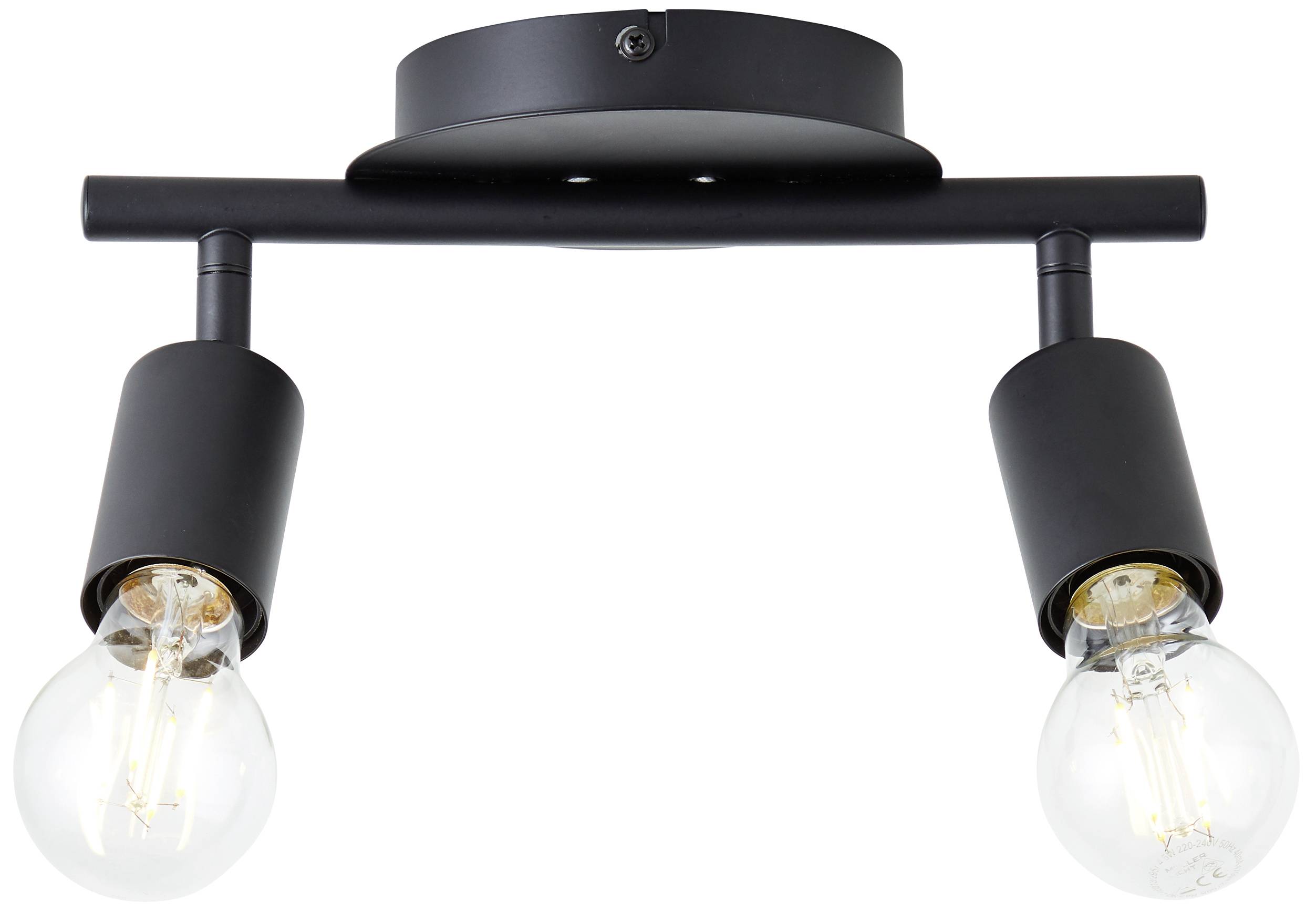 Brilliant Tiffany 99682/06 Deckenstrahler E27 28W Schwarz (matt)